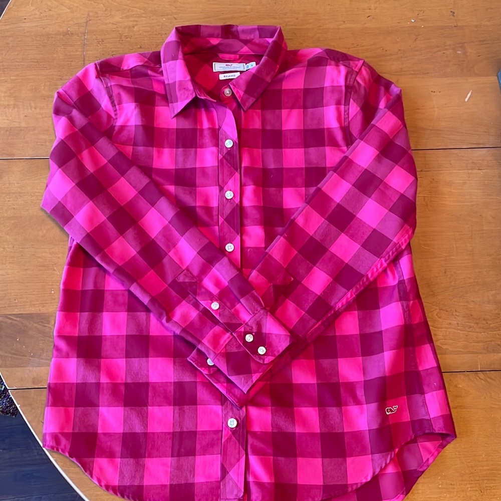 Vineyard Vines plaid flannel shirt